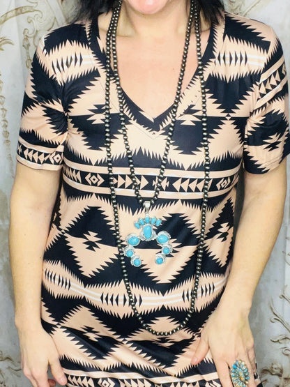 The Savanna Desert Dress - Roaming Gypsy Boutique