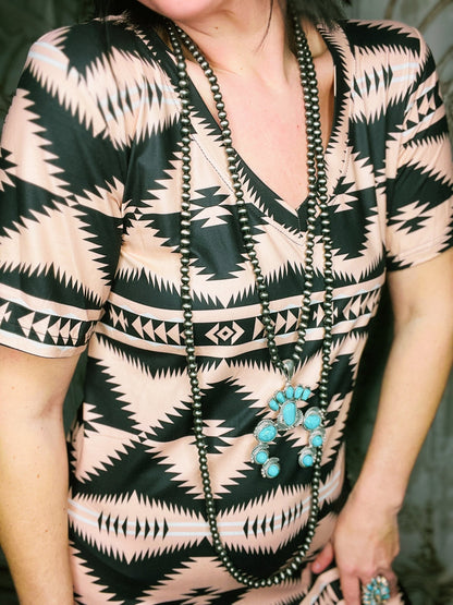 The Savanna Desert Dress - Roaming Gypsy Boutique