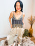 Thunderstruck Waffle Rocker Tank - Roaming Gypsy Boutique