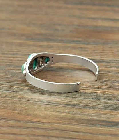 Trinity Turquoise Cuff Bracelet - Roaming Gypsy Boutique