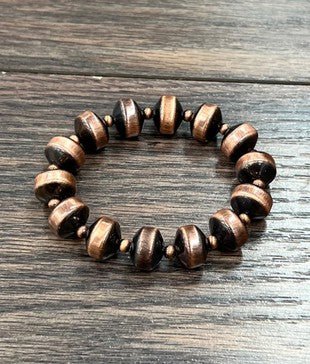 True Turquoise Chunky Navajo Bracelet - Roaming Gypsy Boutique