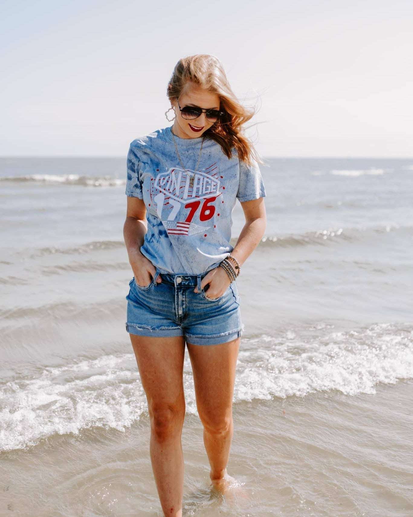 Vintage 1776 Patriot Tee - Roaming Gypsy Boutique