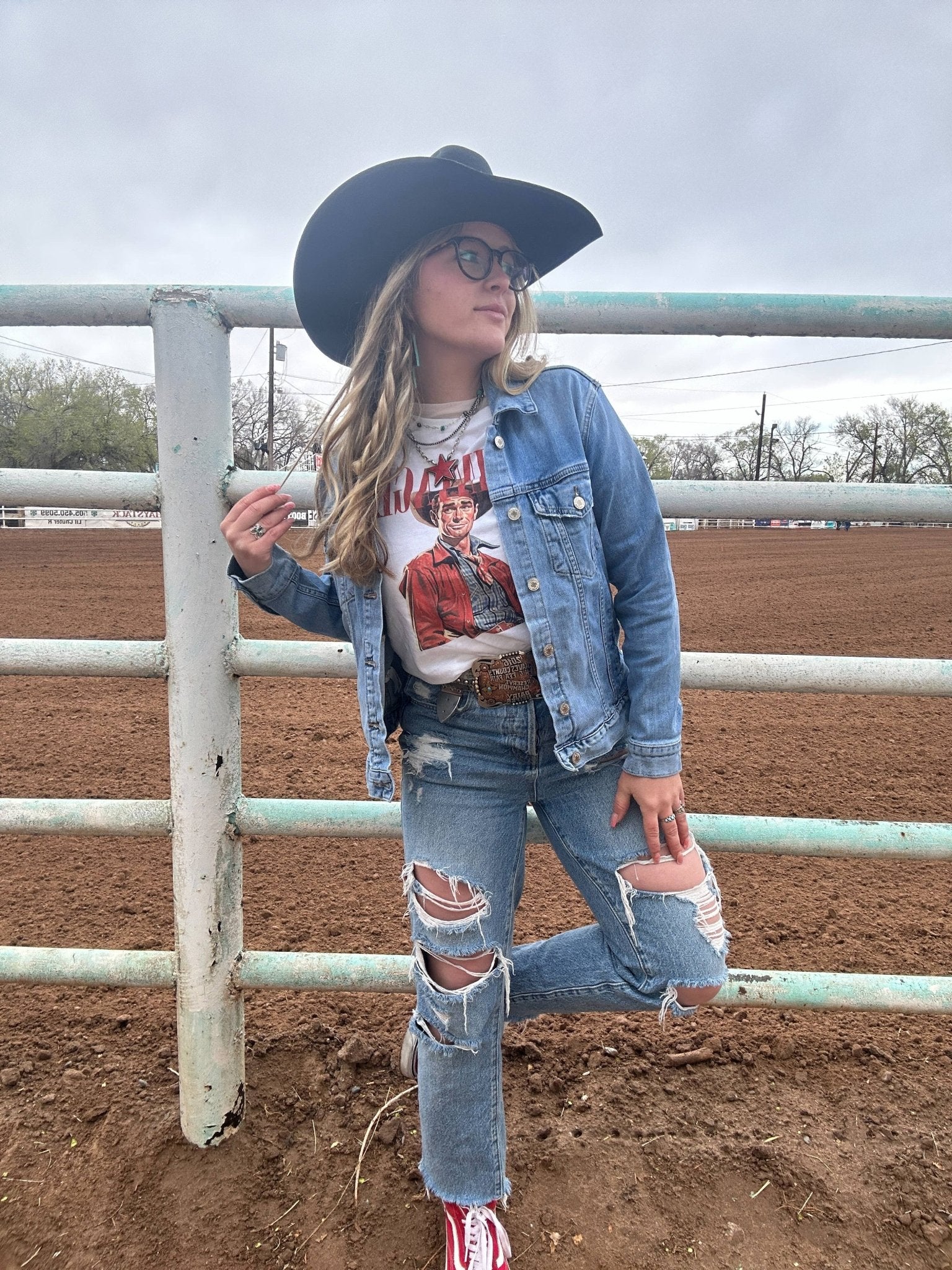 VINTAGE Cowboy T-Shirt - Roaming Gypsy Boutique