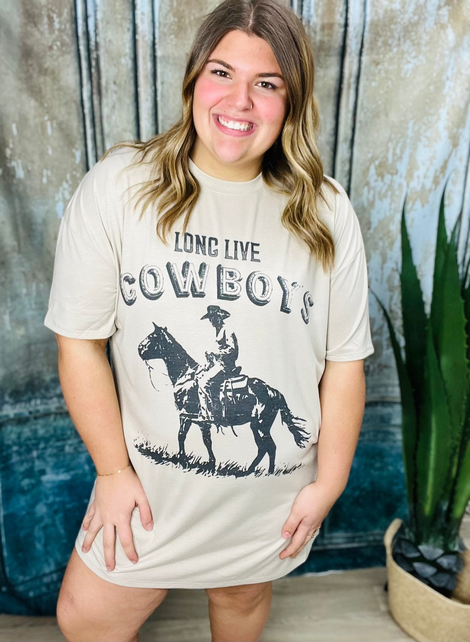 Vintage Cowboys Dress - Roaming Gypsy Boutique