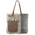 Vintage Upcycled Merlot Tote - Roaming Gypsy Boutique