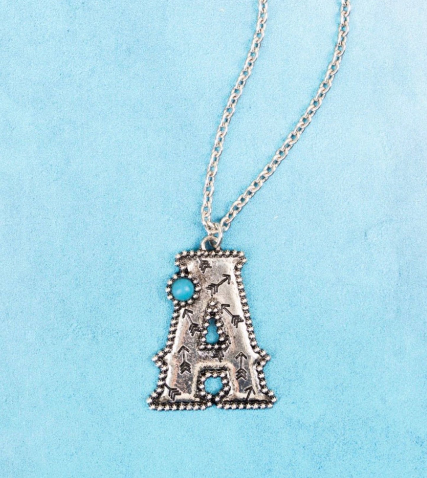 Western Gypsy Initial Necklace - Roaming Gypsy Boutique