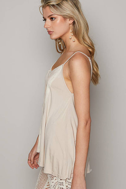 Wild Oats Lace Top - Roaming Gypsy Boutique