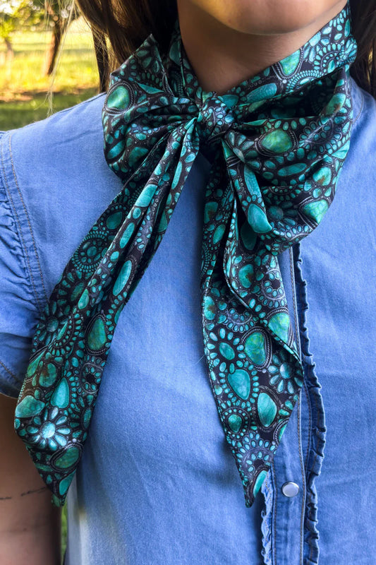 Turquoise Queen Latigo Twillie Rag