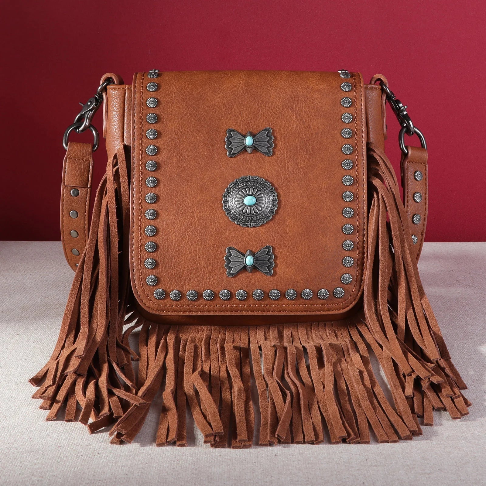 Wranger Mariposa Concho Crossbody - Roaming Gypsy Boutique