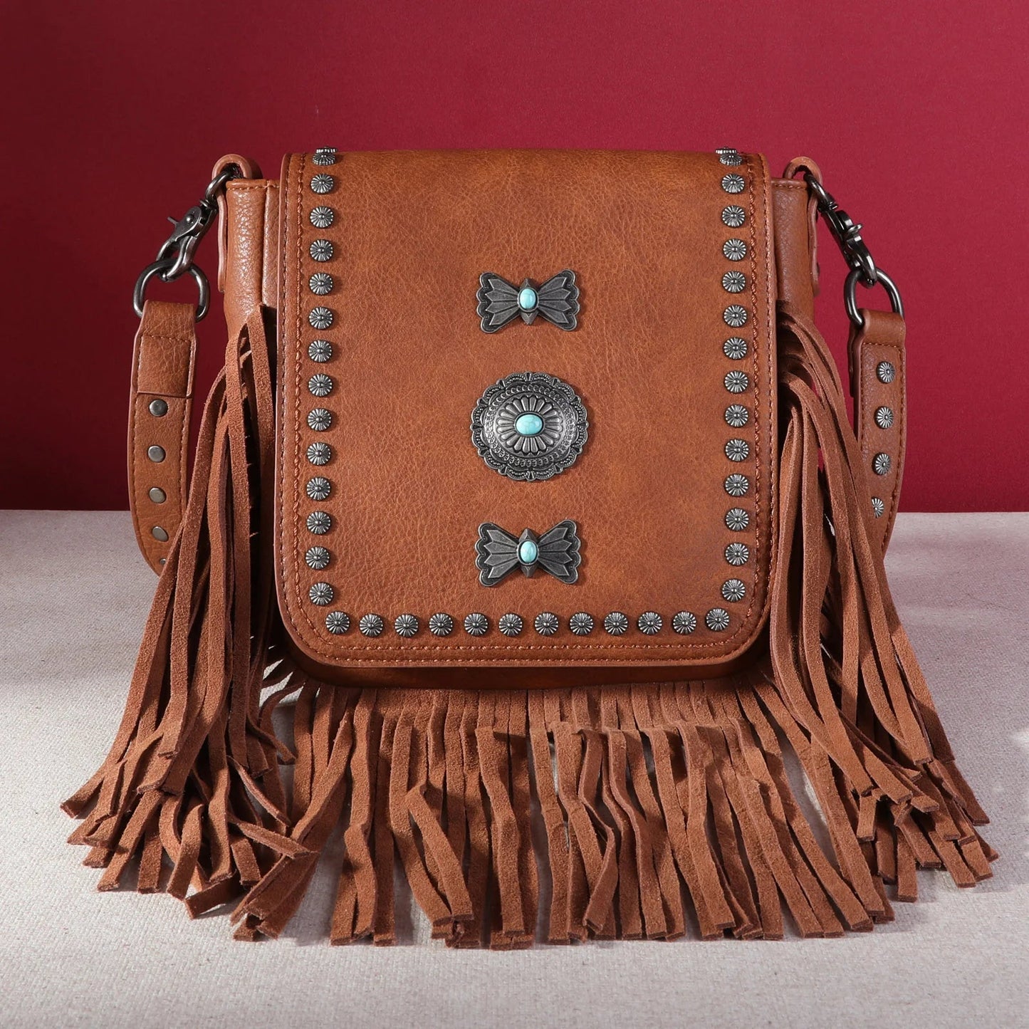 Wranger Mariposa Concho Crossbody - Roaming Gypsy Boutique