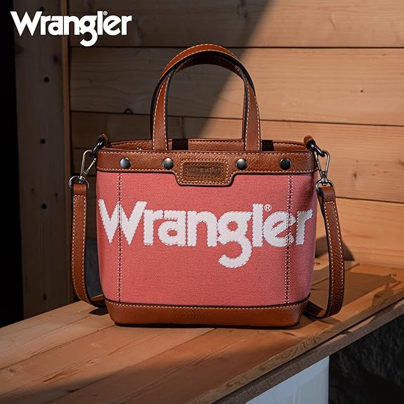 Wrangler Canvas Stitch Crossbody Tote - Roaming Gypsy Boutique