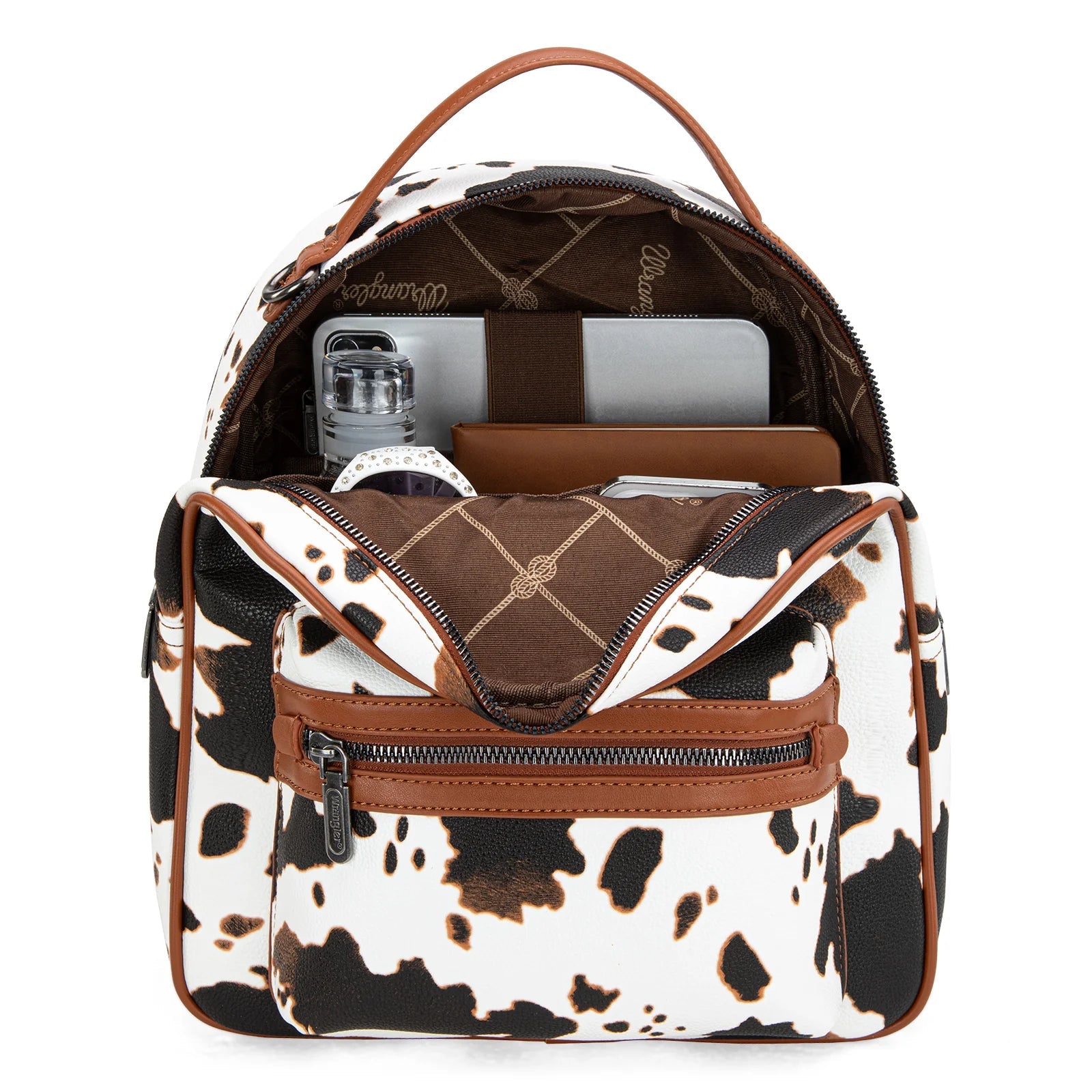 Wrangler Cowprint Backpacks - Roaming Gypsy Boutique