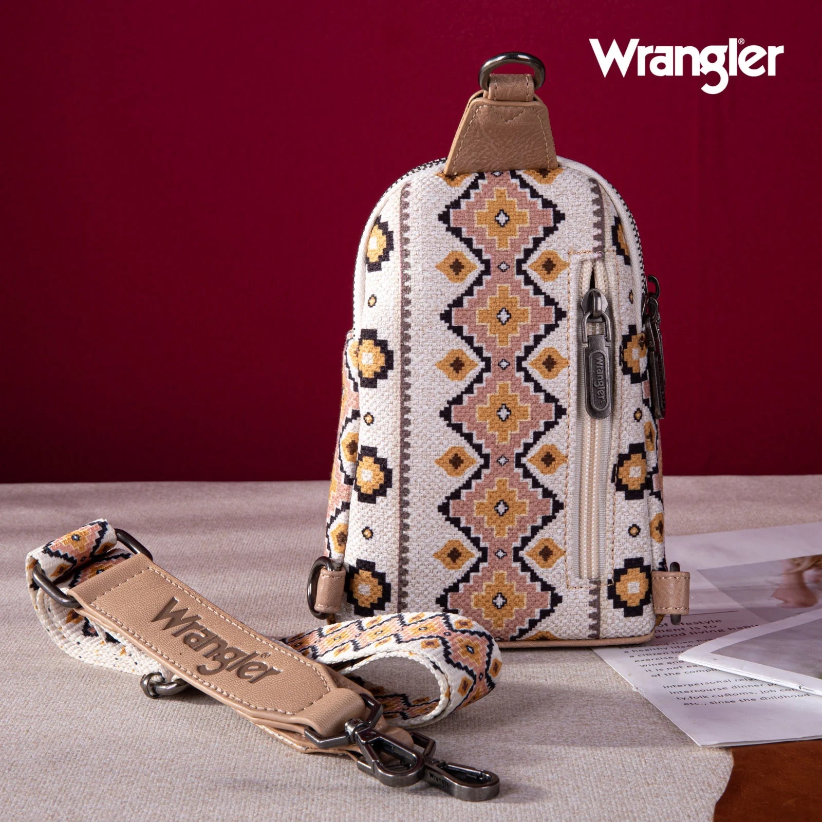 Wrangler Creamy Sling Bag - Roaming Gypsy Boutique