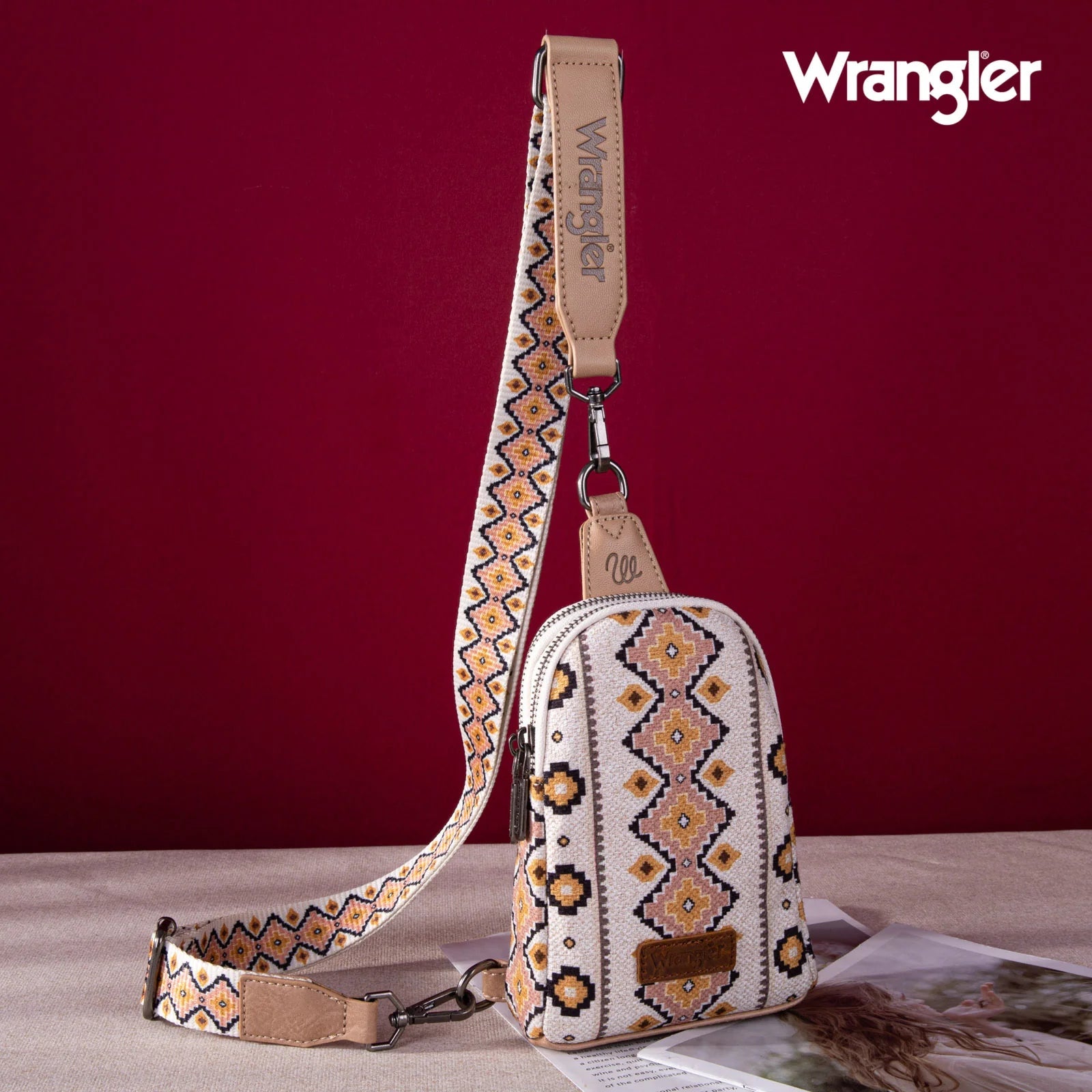 Wrangler Creamy Sling Bag - Roaming Gypsy Boutique