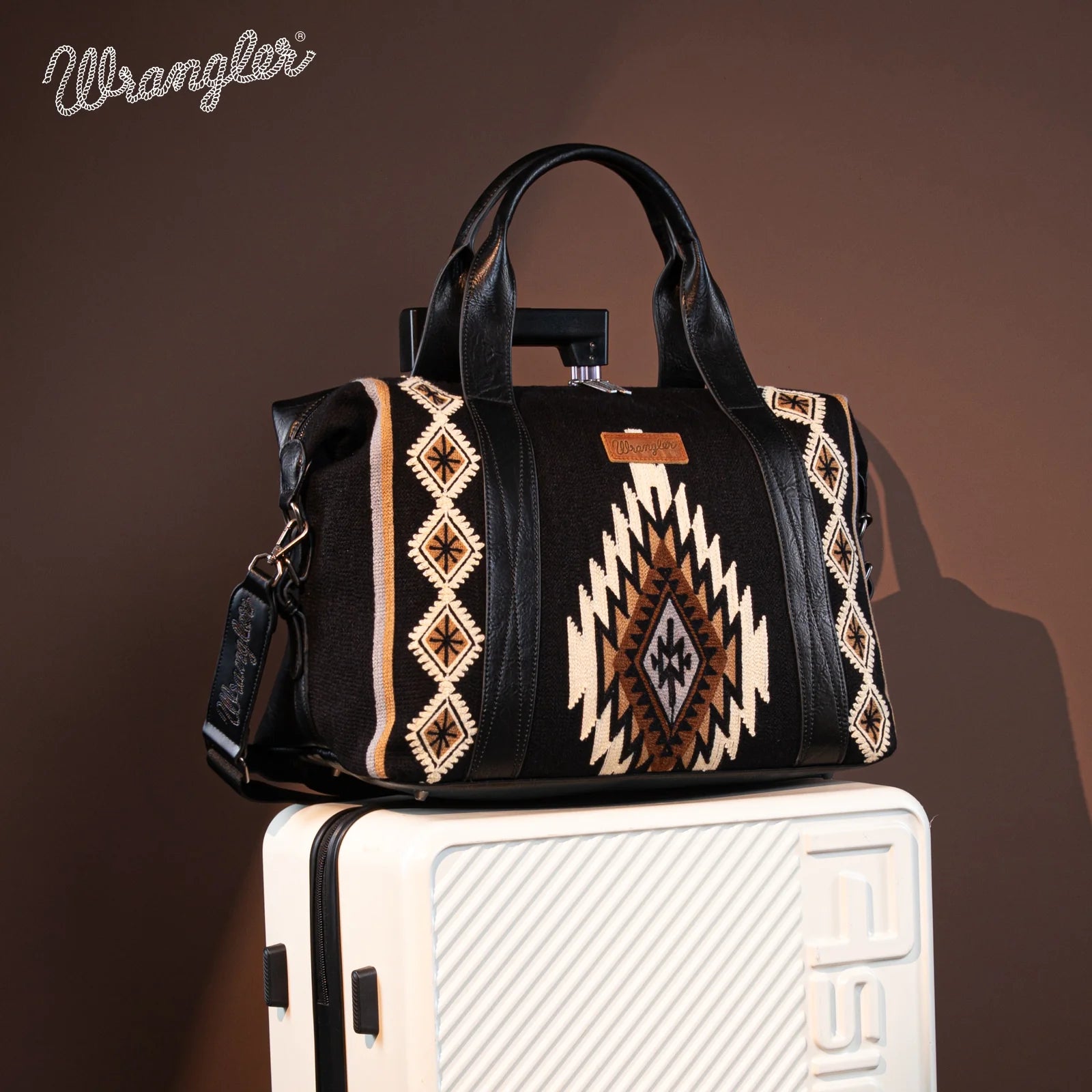 Wrangler NFR Aztec Duffle Bag - Roaming Gypsy Boutique