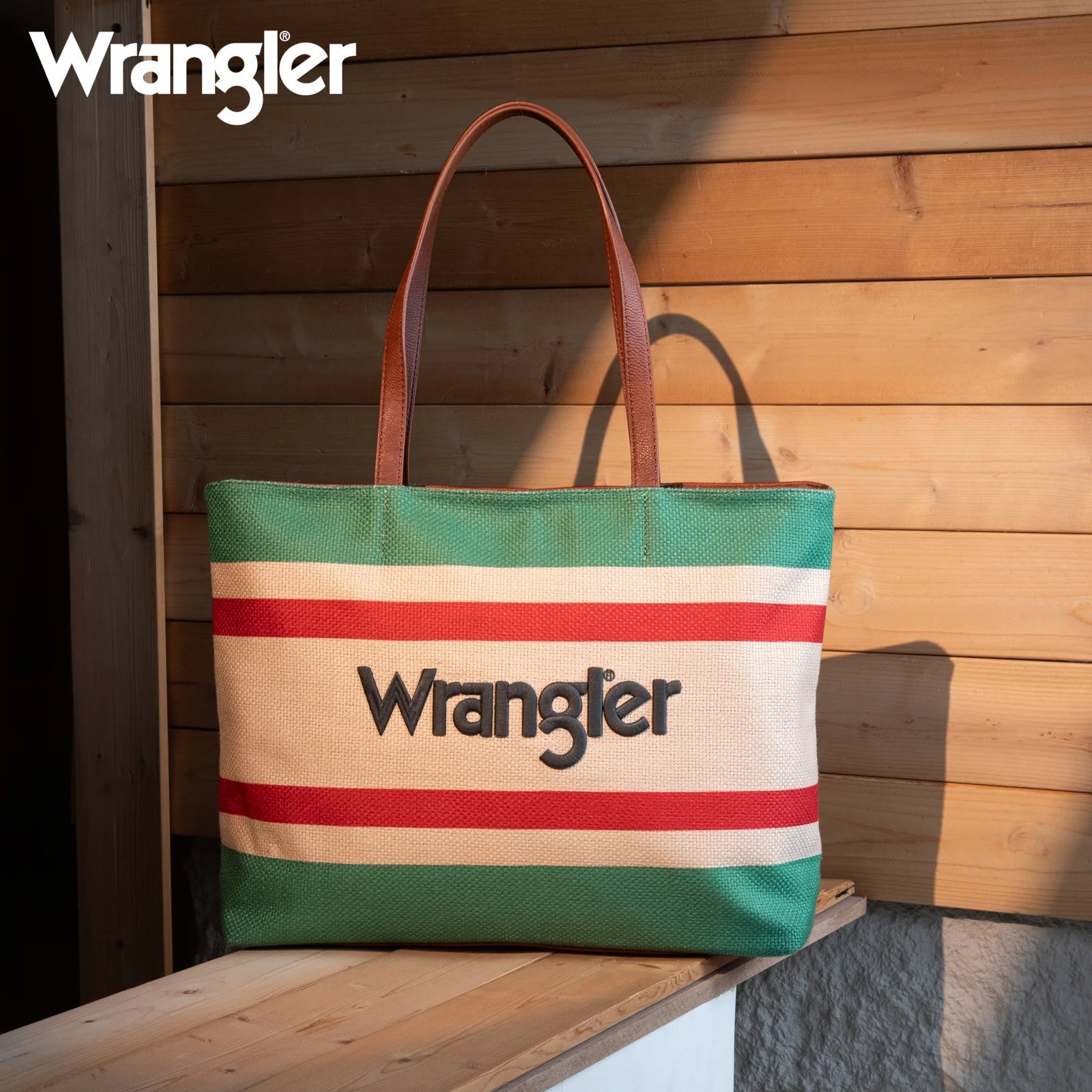 WRANGLER Retro Canvas Wide Totes - Roaming Gypsy Boutique