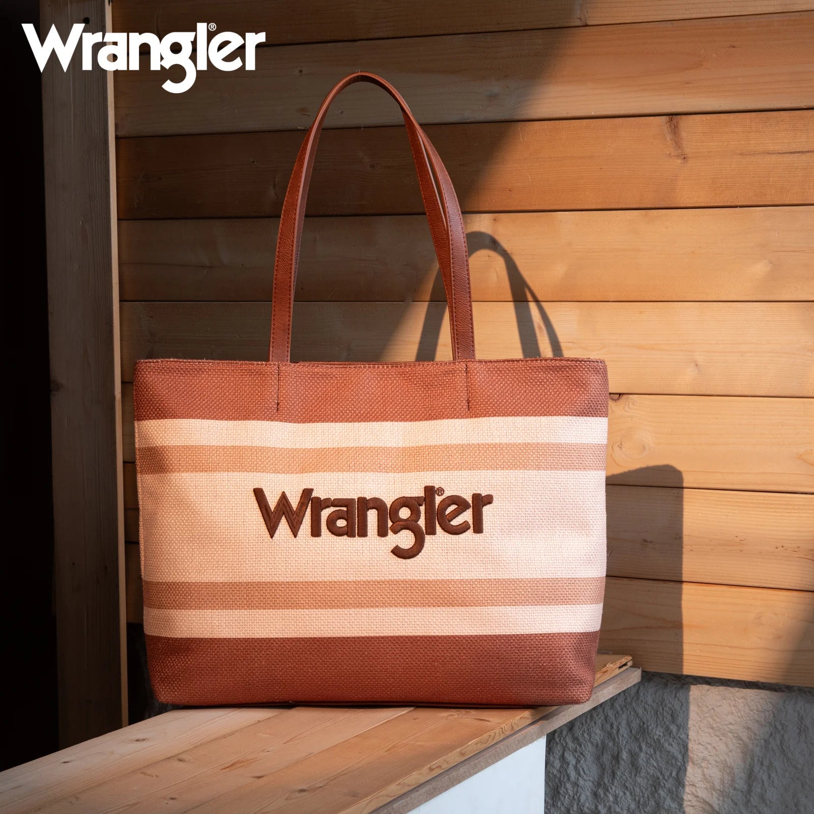 WRANGLER Retro Canvas Wide Totes - Roaming Gypsy Boutique
