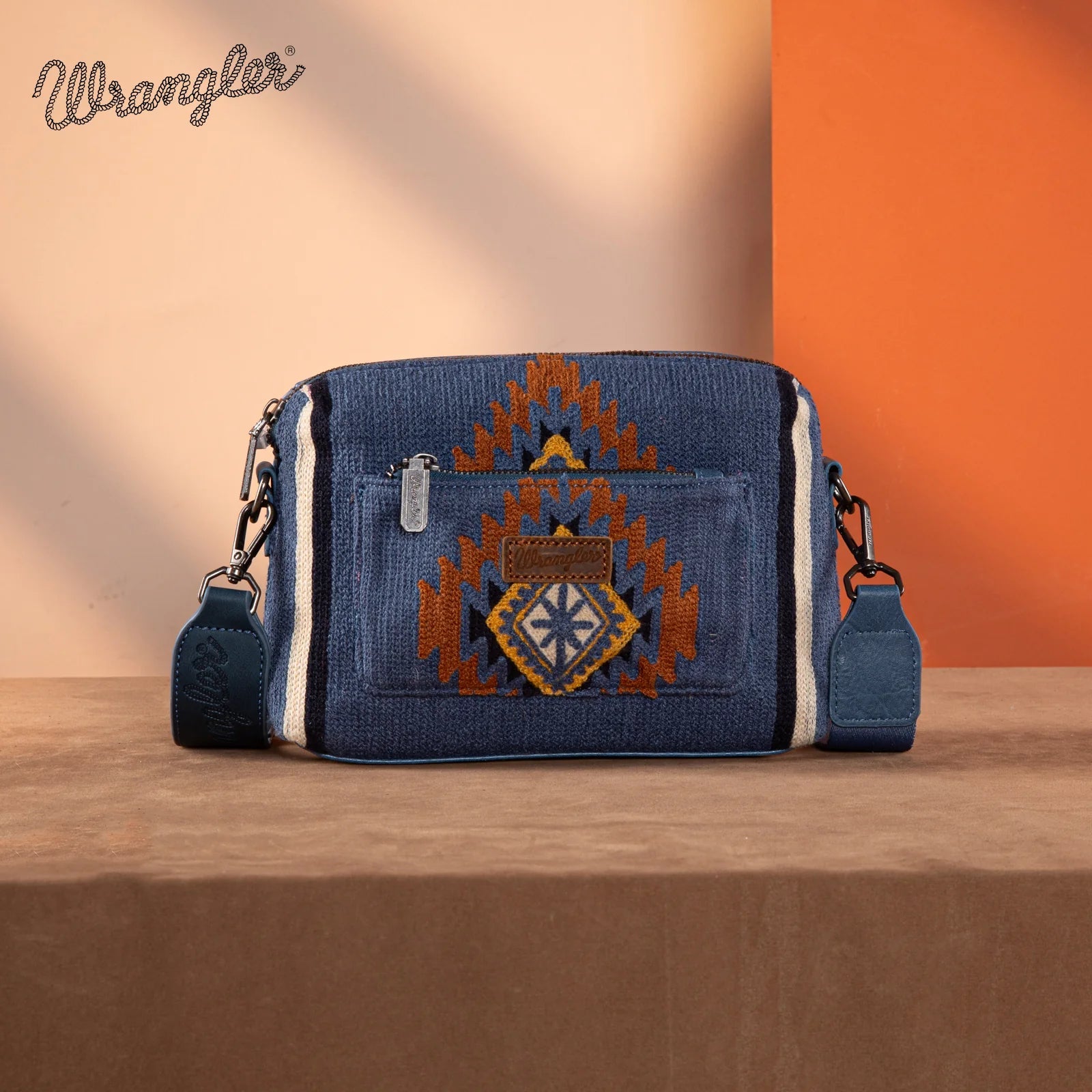 WRANGLER Southwestern Knitted Crossbody Collection - Roaming Gypsy Boutique
