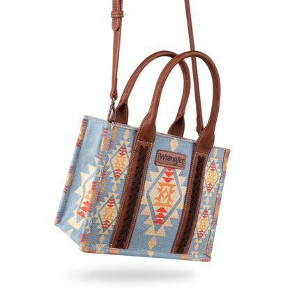Wrangler Sultry Blue Canvas Crossbody Tote - Roaming Gypsy Boutique