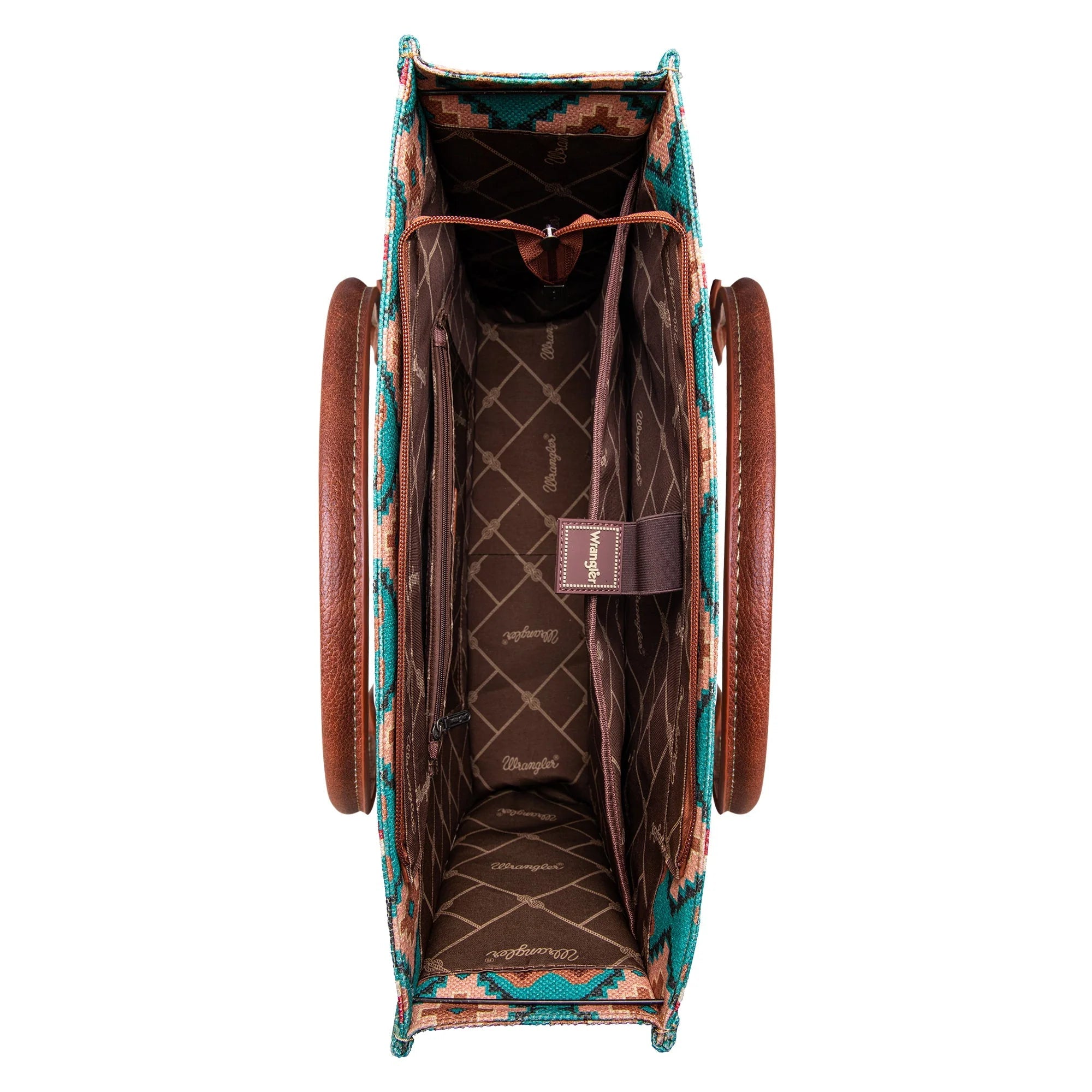 Wrangler Turquoise Wide Tote - Roaming Gypsy Boutique