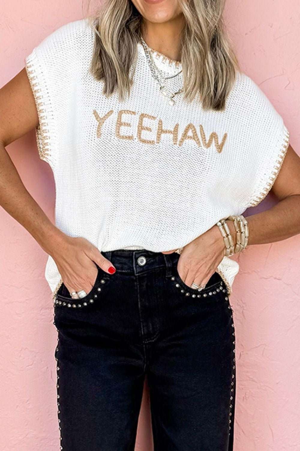 Yeehaw Knit Top - Roaming Gypsy Boutique