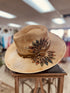 Faded Rebel Burlap Sunflower Straw Hat