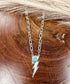 True Turquoise Bolt Necklace