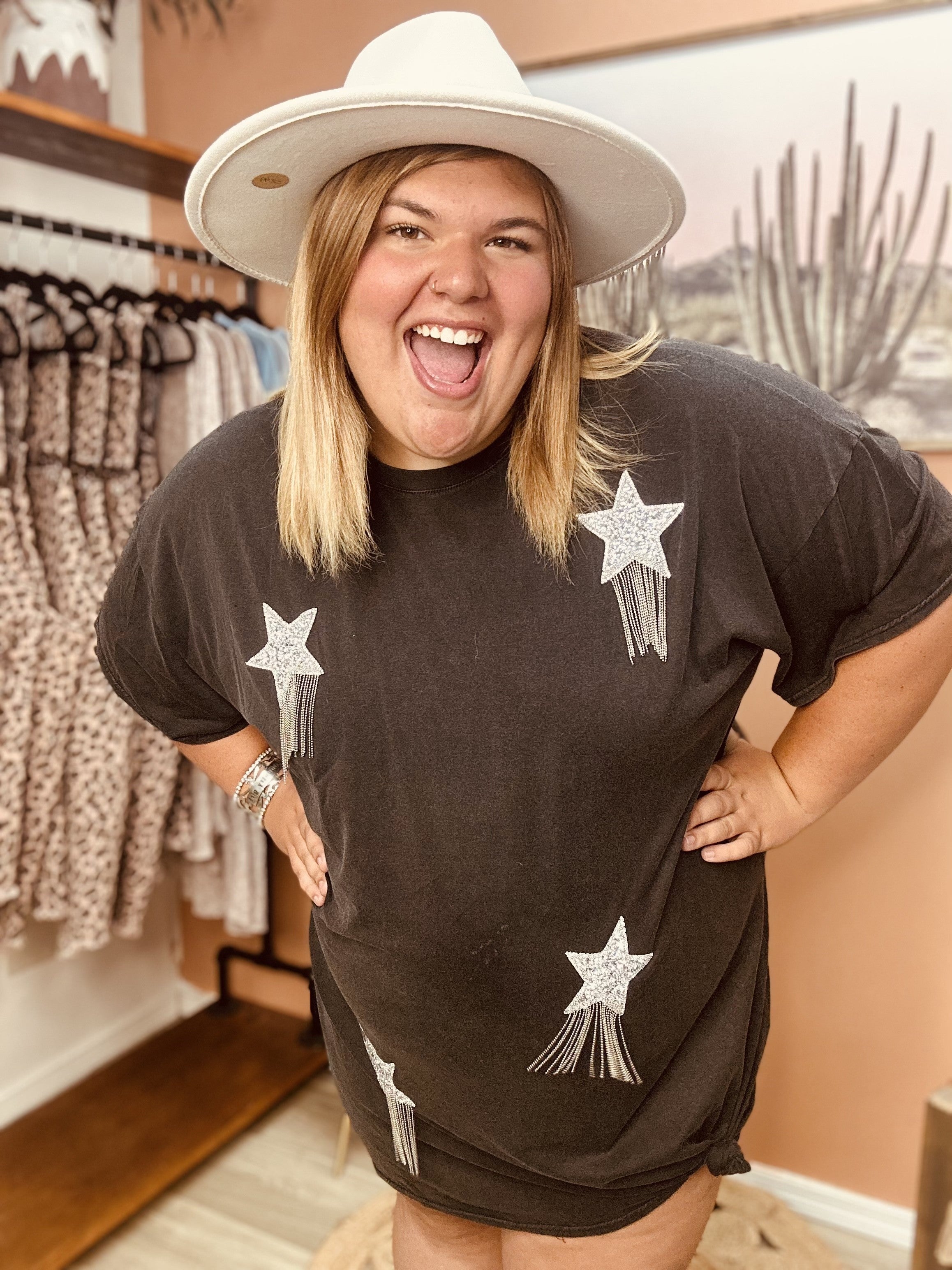 Curvy Nashville Star T-shirt Dress