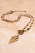Bronze Arrowhead Necklace