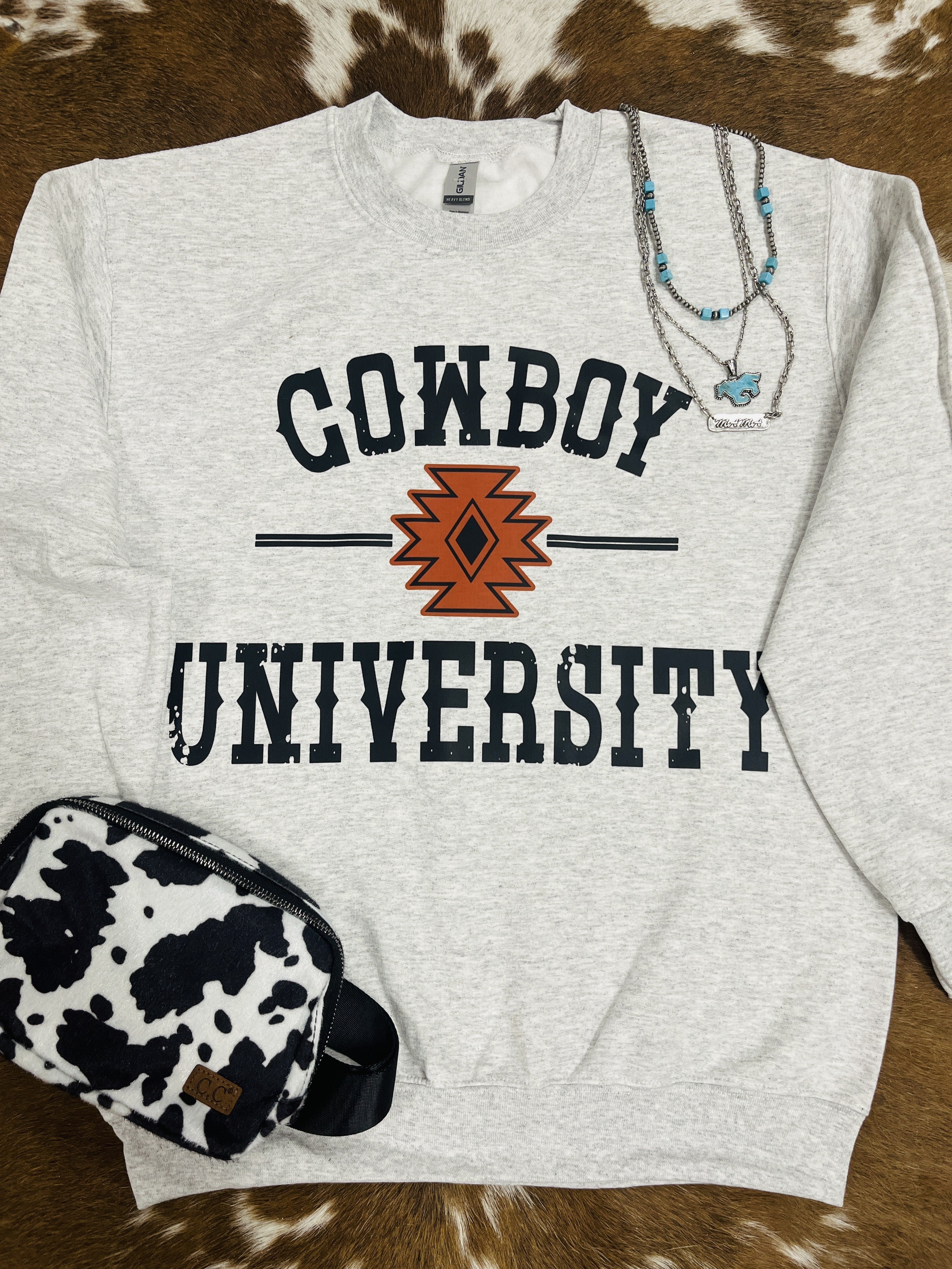 Cowboy University Crewneck