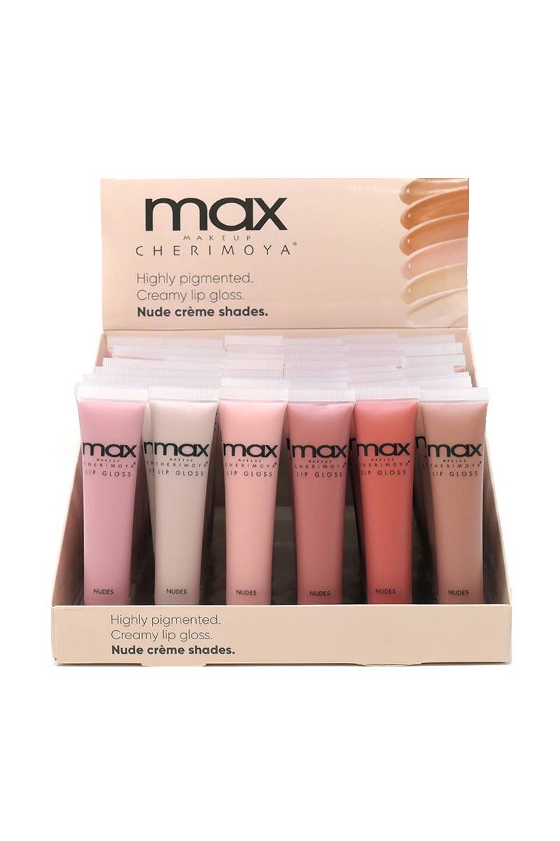 Max Makeup MLC8309-P Nudes Creamy Lip Gloss