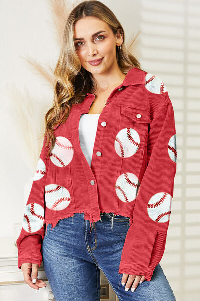 Women's Hem Jacket | Shoulder Raw Hem Jacket | Roaming Gypsy Boutique