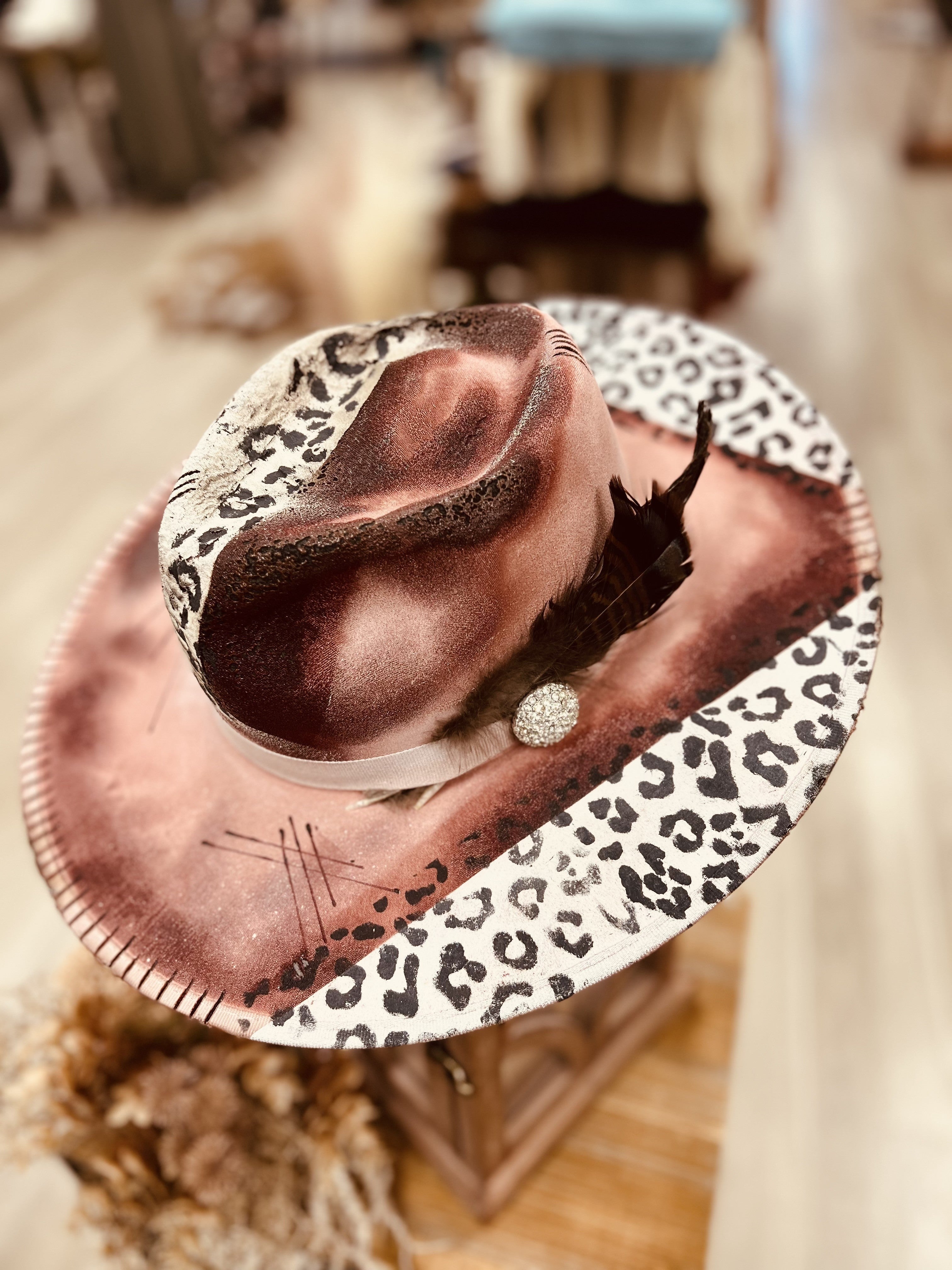 The Leopard Dolly Wide Brim